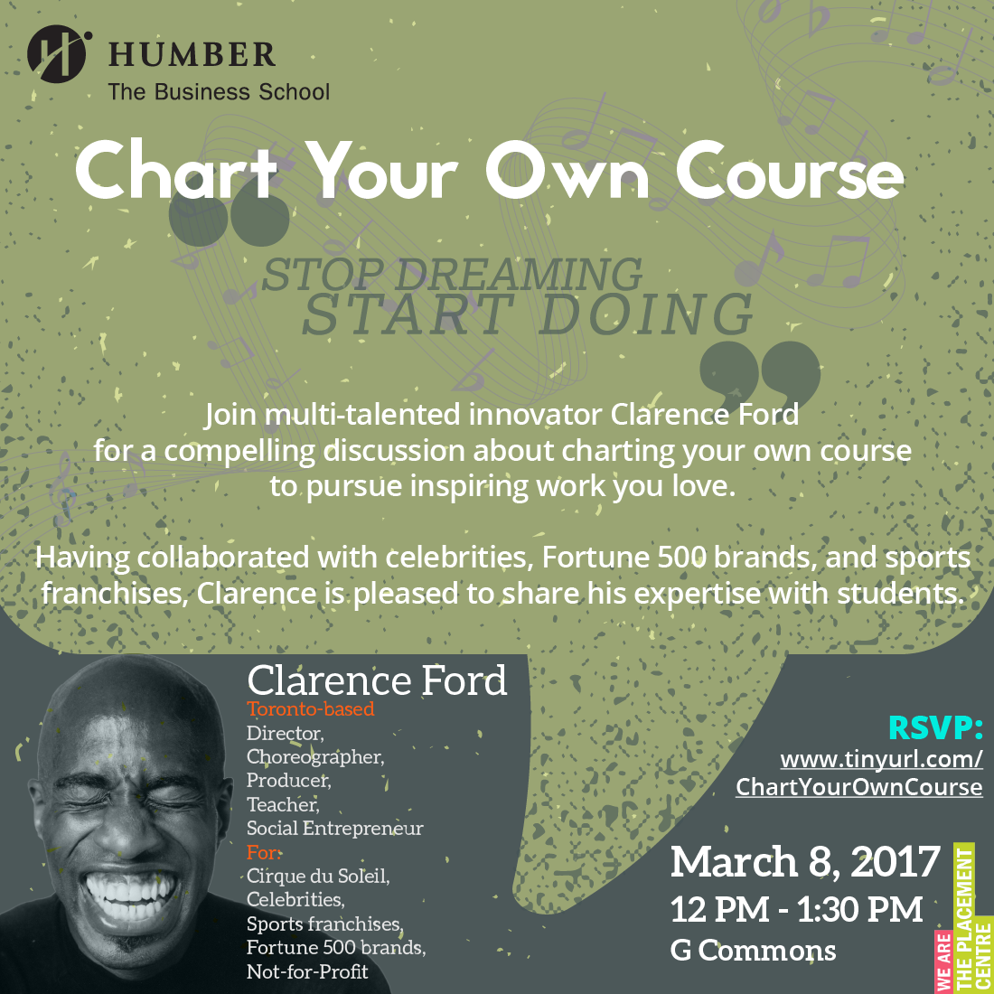 Chart Your Own Course A Session with Clarence Ford Humber Communiqué